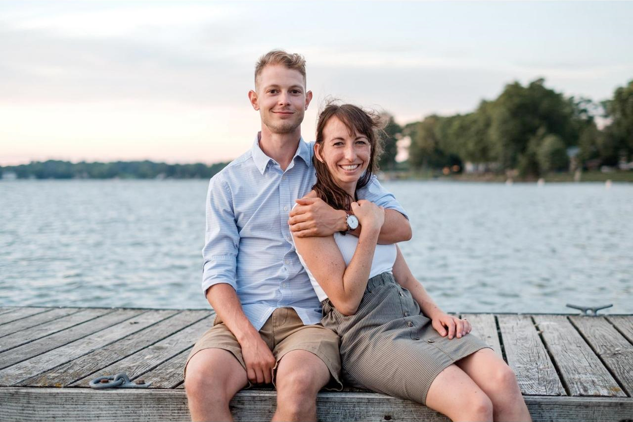 Engagement photo with my wife